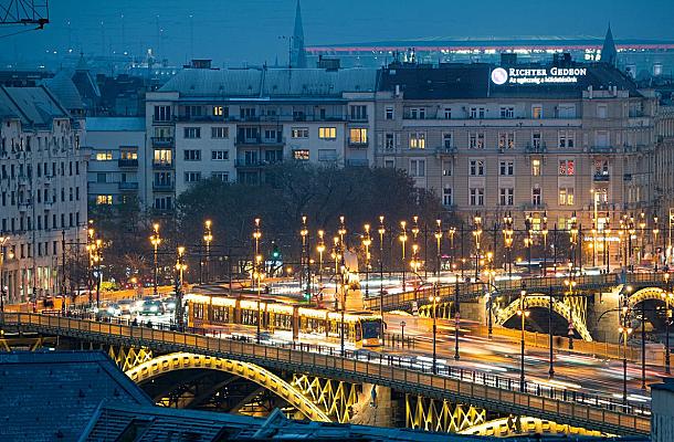 Light Tram in Budapest