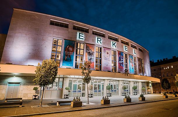 Erkel Theatre building in Budapest 8th district