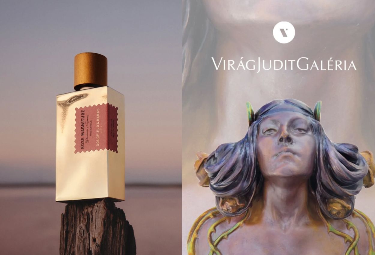 zsolnay artwork rózsaillat has its own scent