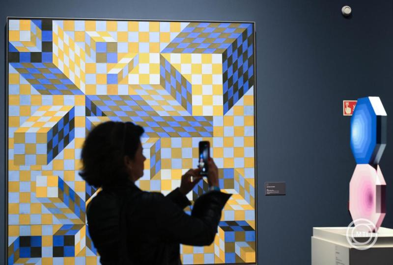 victor vasarely exhibition budapest 2026 photo MTI Bruzák Noémi
