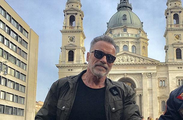 Arnold Schwarzenegger in Budapest - credit: index.hu