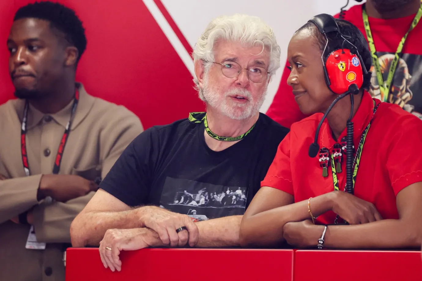 George Lucas and Mellody Louise Hobson