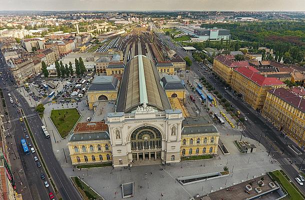 Keleti Railway Station from above